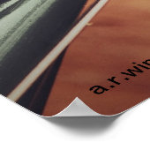 fiets groot Poster (Hoek)