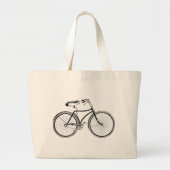  fiets grote tote bag (Voorkant)