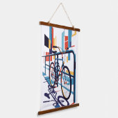 Fiets Hangend Wandkleed (Gebogen)