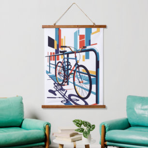 Fiets Hangend Wandkleed