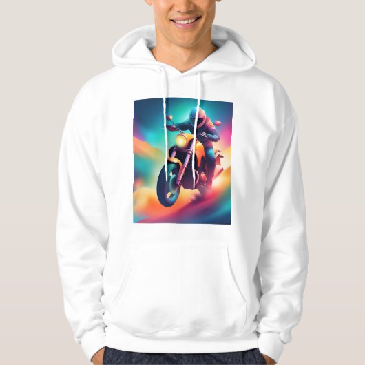 fiets hoodie (Voorkant)