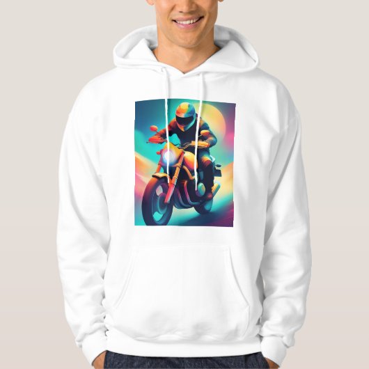 fiets hoodie (Voorkant)