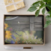 Fiets in bloei tissuepapier (Geschenk)