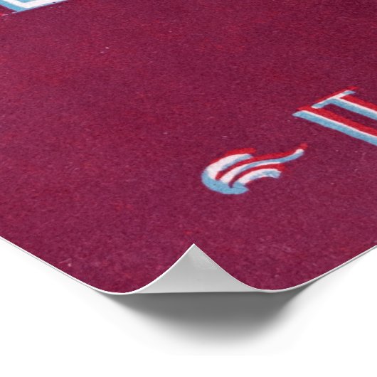 fiets in de wereld poster (Hoek)