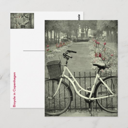 Fiets in Kopenhagen Briefkaart (Voorkant / Achterkant)