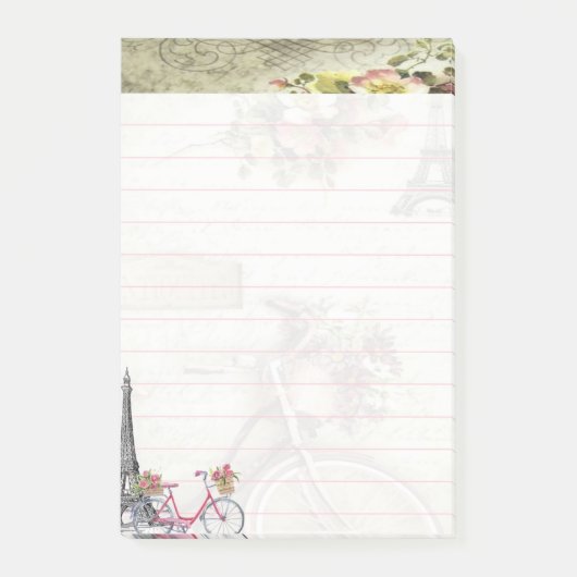 Fiets in Parijs Post-it® Notes (Voorkant)