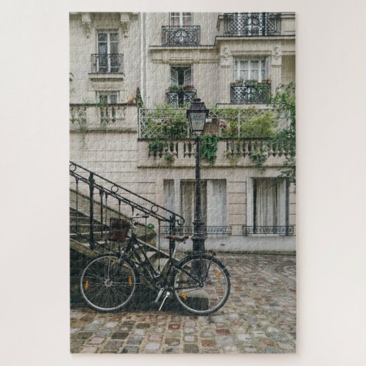 fiets in parijse puzzel (Verticaal)