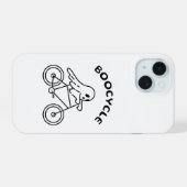 fiets iPhone 15 case (Achterkant horizontaal)