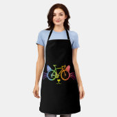 Fiets Kat Lgbt Schort (Gedragen)