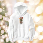 Fiets Kerst Elf Boy's Hoodie