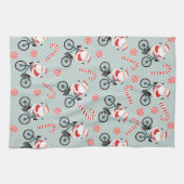 Fiets Kerst Keukenhanddoek (Horizontaal)
