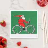Fiets Kerst Vakantie Feest Servet (Insitu)