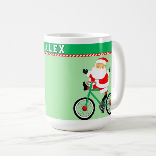 Fiets Kerstcadeau Koffiemok (Voorkant rechts)