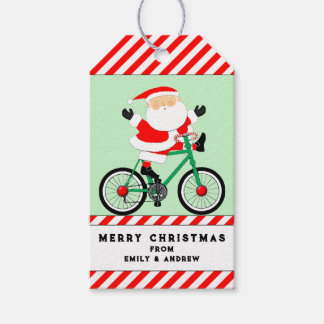 Fiets Kerstcadeau Tags Cadeaulabel