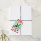 Fiets Kerstcadeau Tags Cadeaulabel (Met Touw)