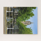 fiets langs Canal in Delft, Nederland Legpuzzel (Horizontaal)