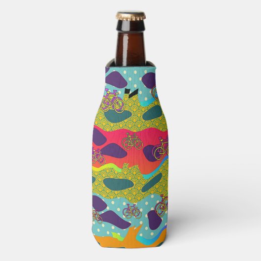 Fiets leuk koeler (Fles Voorkant)