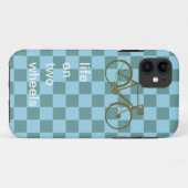 fiets - leven op twee wielen Case-Mate iPhone case (Achterkant (horizontaal))