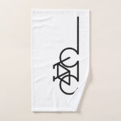 Fiets lijn tekening. E-bike race- en MTB fietsen. Handdoek (Handdoek)