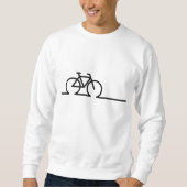 Fiets lijn tekening. E-bike race- en MTB fietsen. Trui (Voorkant)