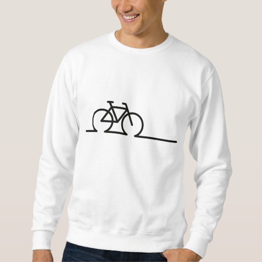 Fiets lijn tekening. E-bike race- en MTB fietsen. Trui (Voorkant)