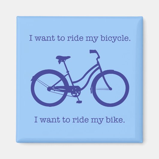 fiets magneet (Voorkant)