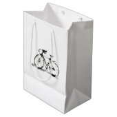 fiets medium cadeauzakje (Voorkant Gekanteld)