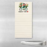 Fiets Meisje Bloemen Grocery Market Winkellijst Magnetisch Notitieblok<br><div class="desc">Maak uw boodschappenlijstjes in stijl met dit aanpasbare notitieblok voor boodschappen doen. Voeg uw eigen tekst toe aan uw behoeften. Lijnen geven je een plek om te schrijven,  maar je kunt de regels verwijderen als je dat wilt. Check mijn shop voor meer!</div>