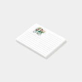Fiets Meisje Bloemen Kruidenierswinkel Lijst Post-it® Notes (Schuin)