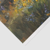 Fiets met Bloemen Art Decoupage Tissuepapier (Detail)