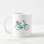 Fiets met Bloemen Illustratie Koffiemok (Links)