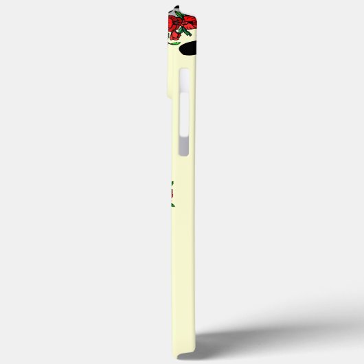 Fiets met bloemen iPhone Case - Kies kleur (Achterkant / Links)