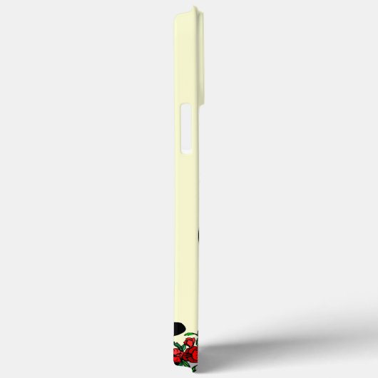 Fiets met bloemen iPhone Case - Kies kleur (Achterkant / Rechts)