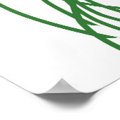  fiets met bloemen poster (Hoek)