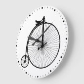  fiets met een zwarte penny grote klok (Hoek)