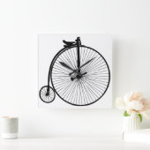  fiets met een zwarte penny vierkante klok (Huis)