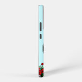 Fiets met Flowers Gift Samsung Galaxy Hoesje (Rechterkant)