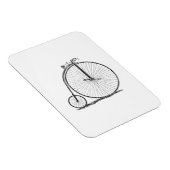 fiets met hoge wielrennen en een farce magneet (Rechterzijde)