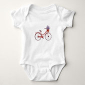  fiets met lavender  romper (Voorkant)