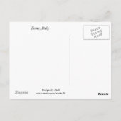 Fiets met mand vol hortensia's briefkaart (Achterkant)