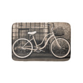 fiets met mandje badmat (Voorkant)
