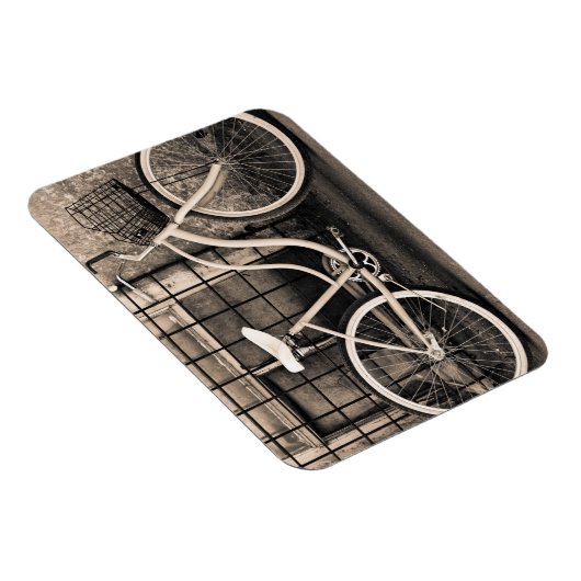  fiets met mandje magneet (Rechterzijde)