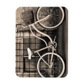  fiets met mandje magneet (Verticaal)