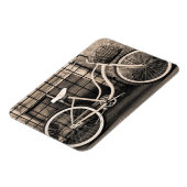  fiets met mandje magneet (Linkerzijde)