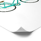  fiets met ventilatormandje poster (Hoek)