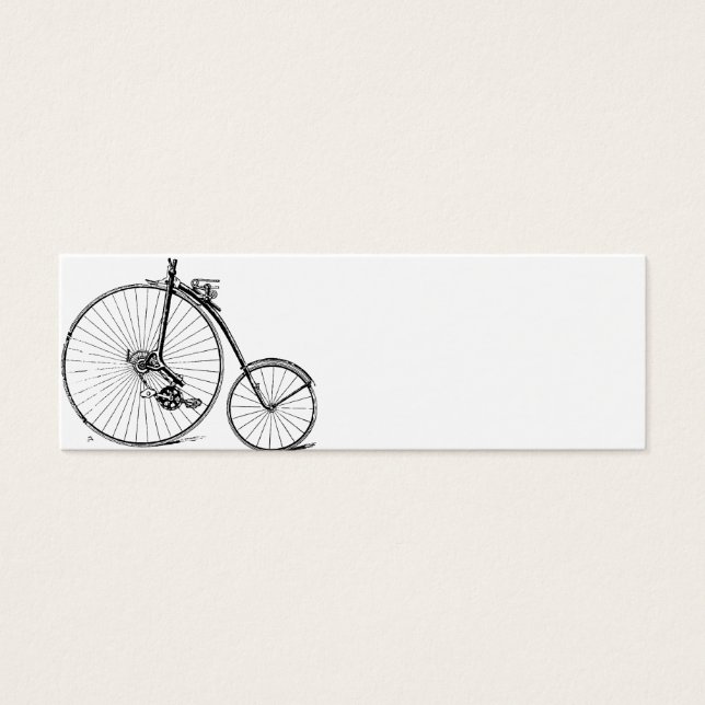  fiets mini visitekaartjes (Voorkant)