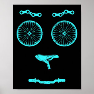 Fiets Mountainbike Fietser Cadeau Fiets Poster