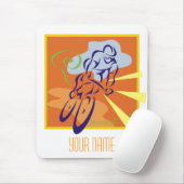 fiets muismat (Met muis)