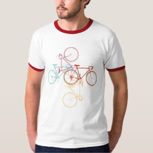 Fiets naar draag t-shirt