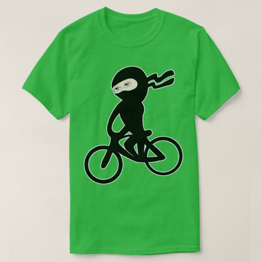 Fiets Ninja 1 T-shirt (Design voorkant)
